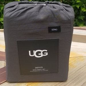 NEW Devon King Sheet Set Charcoal Gray NWT